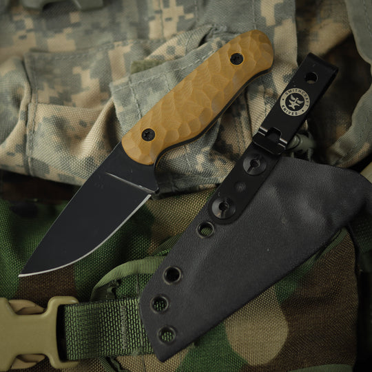 Claw - Black Cerakote - Tan G10